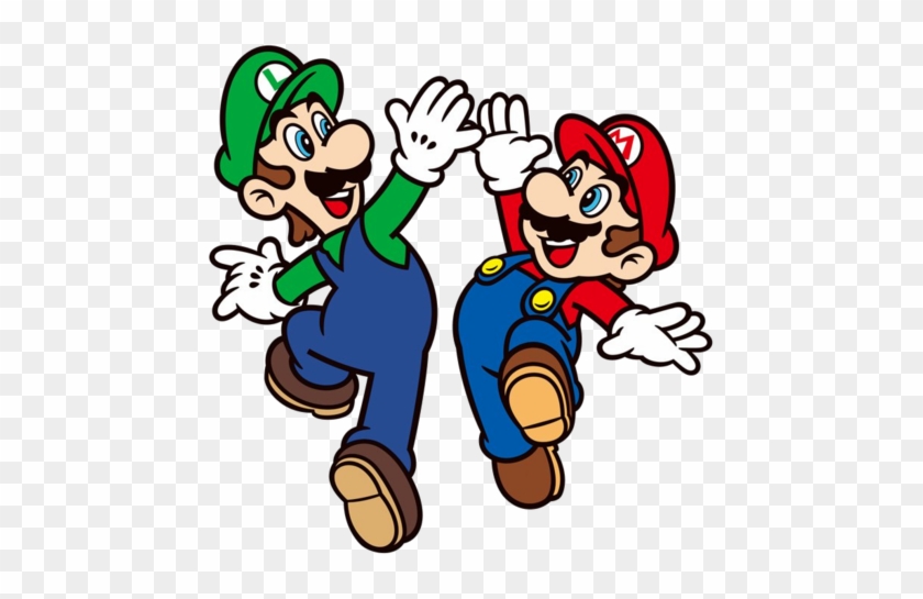 Today Is National High Five Day This Iconic Day , You - Mario And Luigi 2d #86653