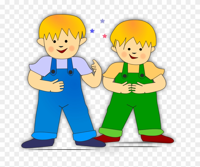 Kids 6 Clipart, Vector Clip Art Online, Royalty Free - 2 Boys Clipart #86779