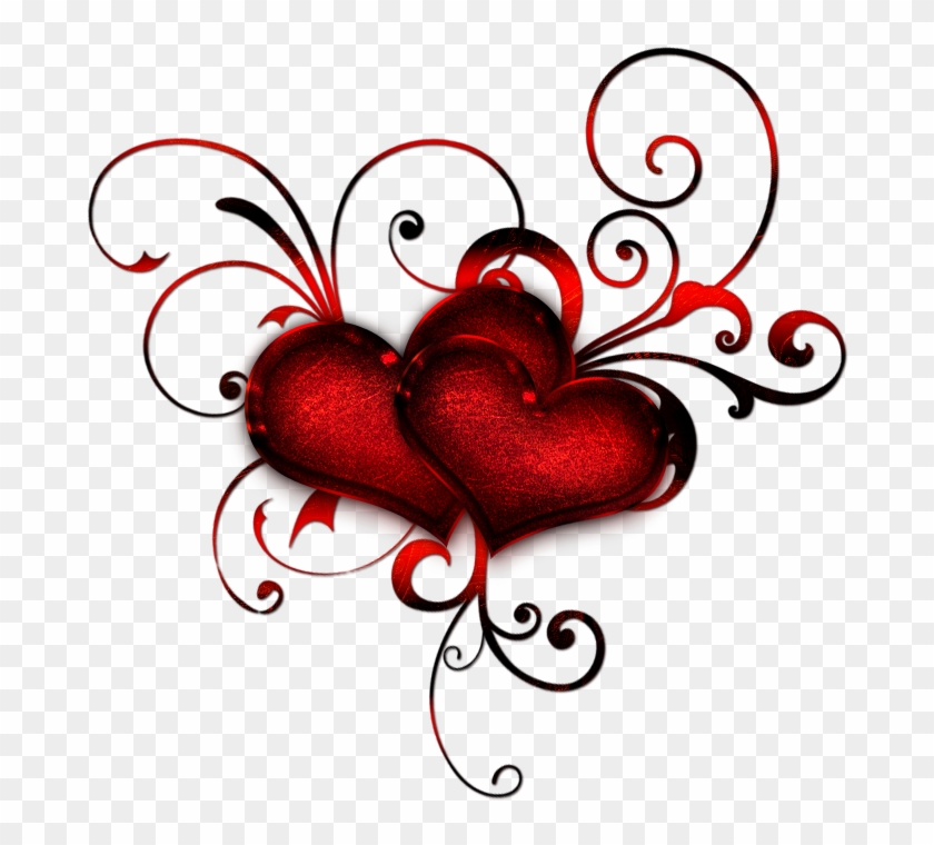 Red Hearts With Curls By Lyotta On Clipart Library - Do You Love Me Animated #86995