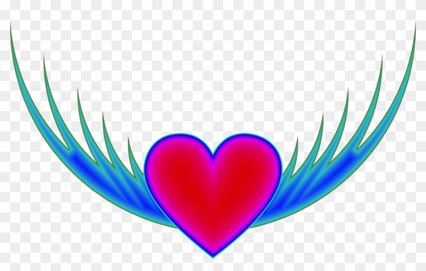 Clipart - Flying Heart #87133