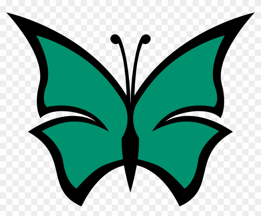 Butterfly Color Colour Irish Green Peace Ireland Ireland - Butterfly Clip Art With Single Colour #87213