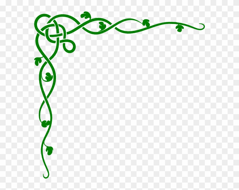 Irish Border Clipart - Green Celtic Border #87216