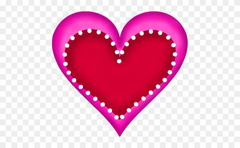 Free Valentine - Pink Heart And Red Heart #87311