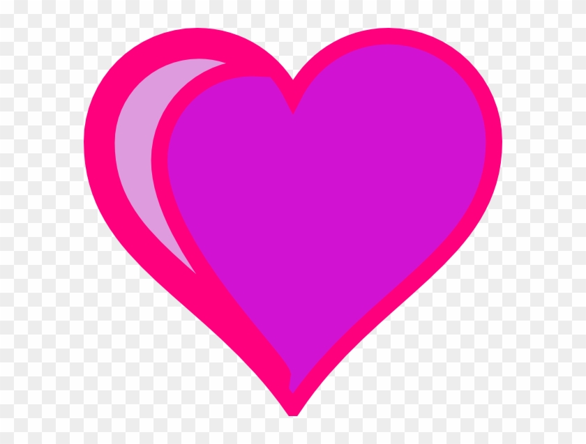 Purple Heart - Pink And Purple Heart #87467