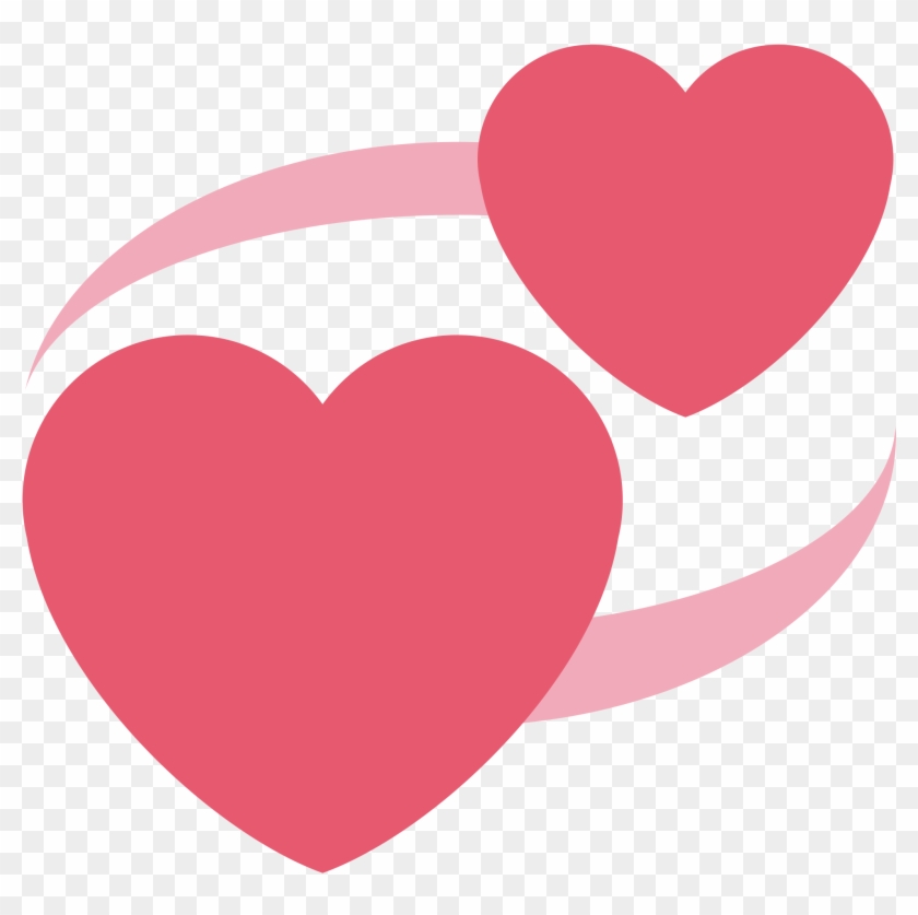 Revolving Hearts - Twitter Heart Emoji Png #87719