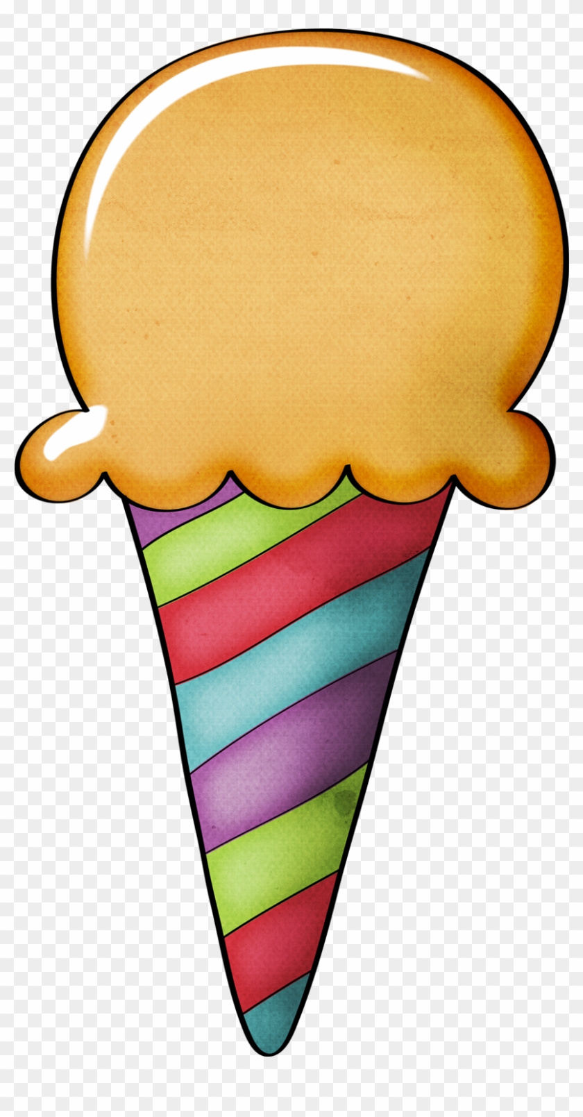 Ice Cream Cone Clip Art - No Background Ice Crean #87769