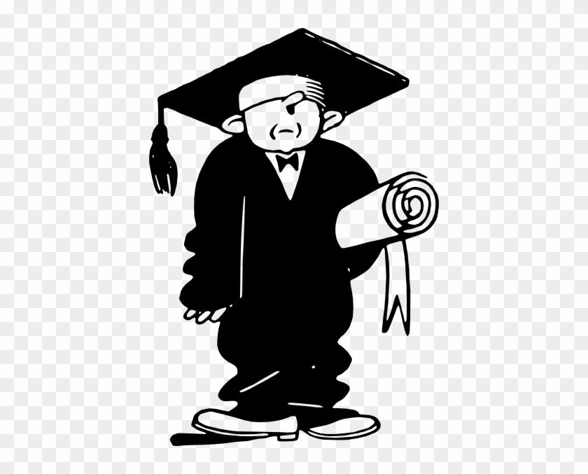 Graduate With Diploma Clip Art At Clker - High School Graduation Clip Art #87797