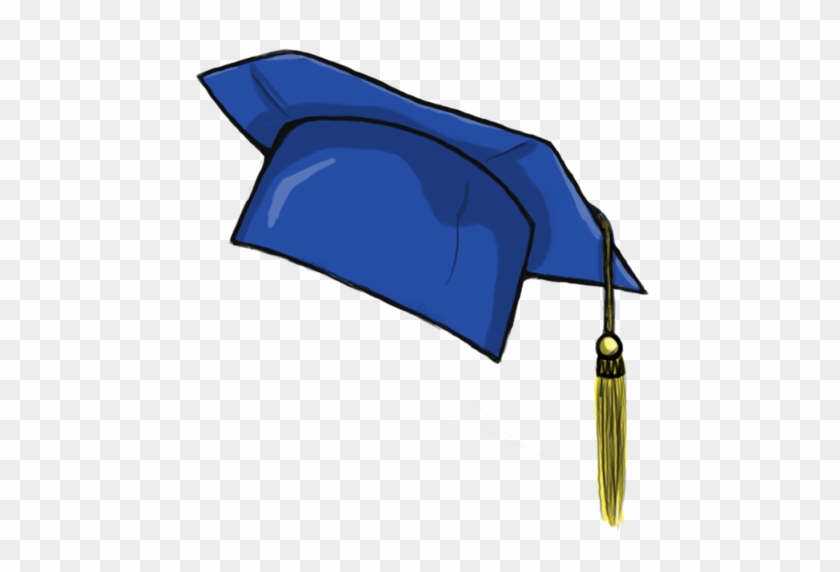 Graduation Hat Flying Graduation Caps Clip Art Graduation - Blue Graduation Cap Clipart #87879