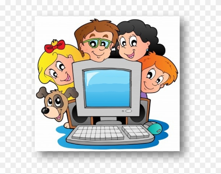 Computer Clipart Children's - Learning Computer For Smarter Life - Class 4 #88498