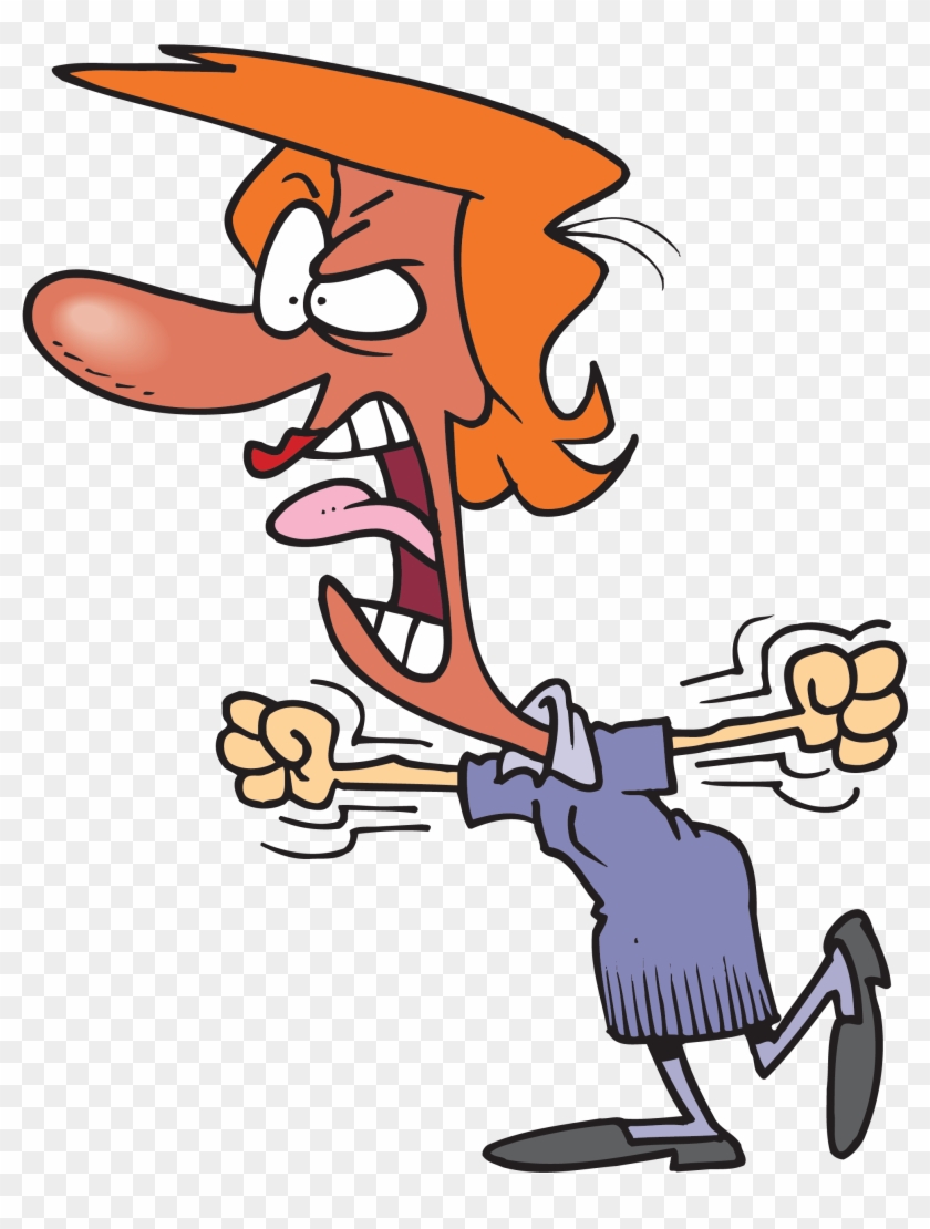 Angry Woman Cartoon - Angry Cartoon Woman #88608