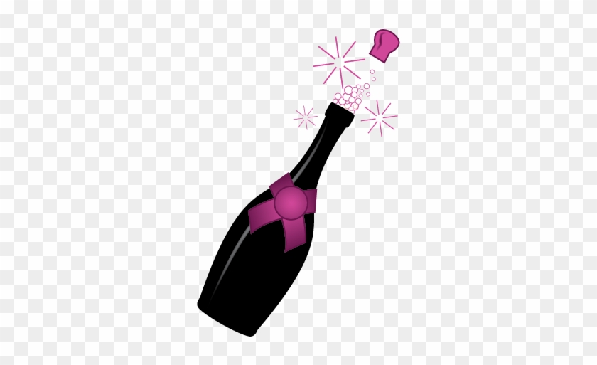 Emojis - Champagne Bottle Image Png #88866