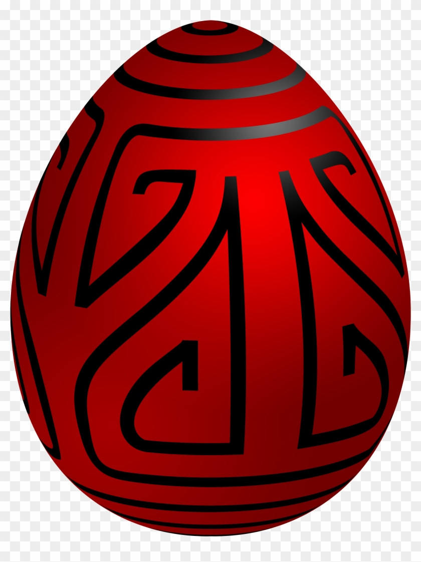 Easter Red Deco Egg Png Clip Art - Egg #89080