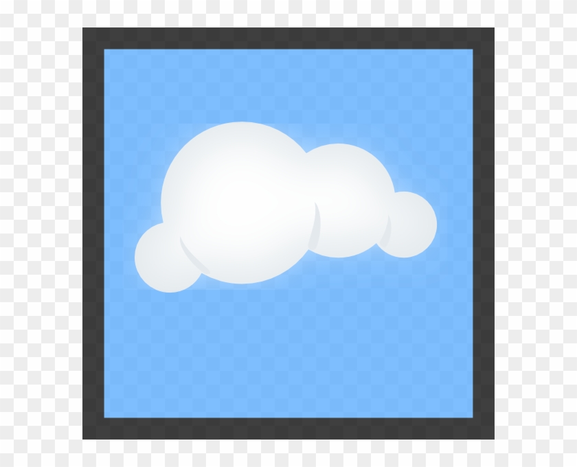 Cloud Blue Background 72px Clip Art At Clker - Cartoon Cloud With Blue Background #89171