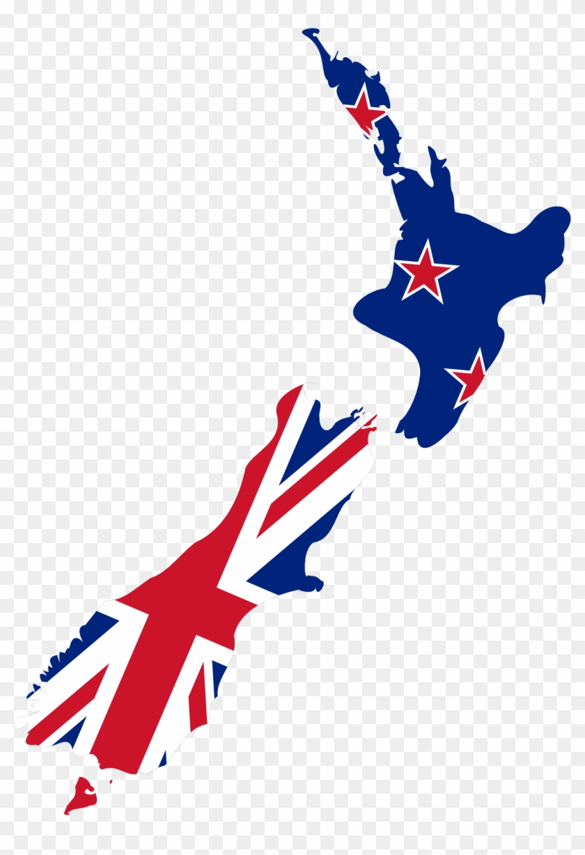 Bulls Cows Farm Animal Character - New Zealand Flag Country #89348