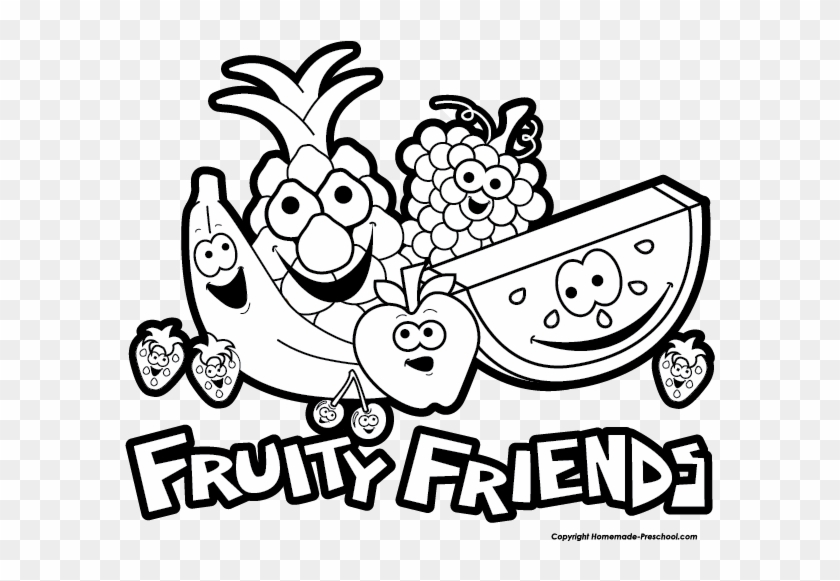 Click To Save Image - Fruits Clipart B W #89924