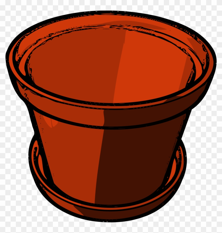 Flower Pot Clip Art Hostted - Flowerpot Clipart #89954