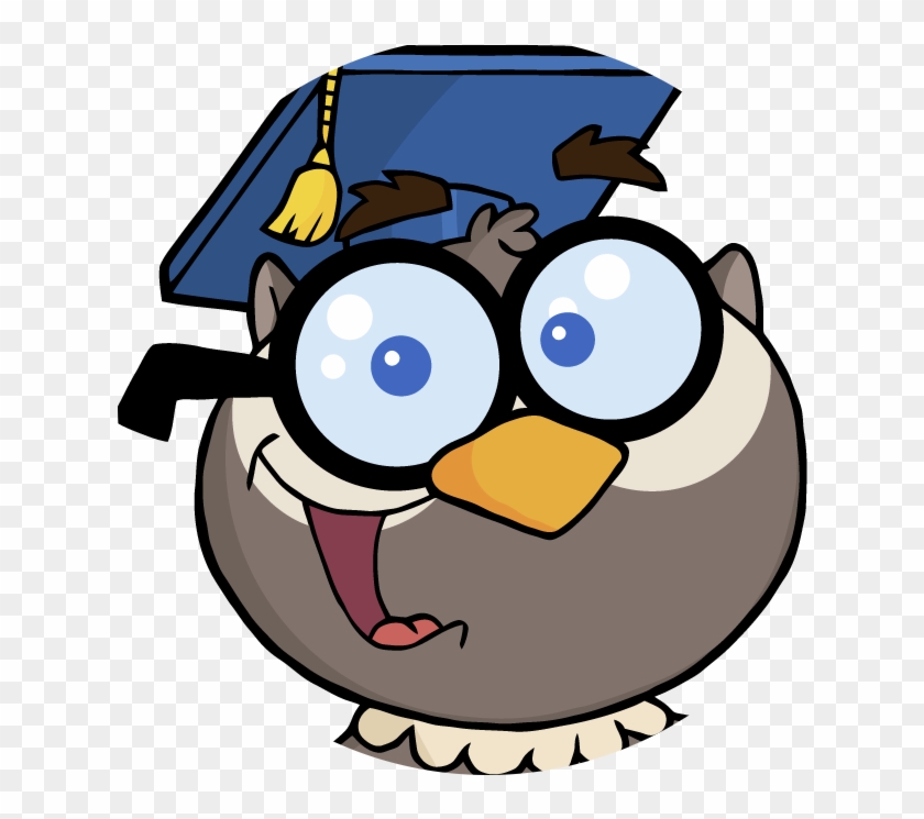 The Wisest Owl - Owl Teacher Cartoon #90006