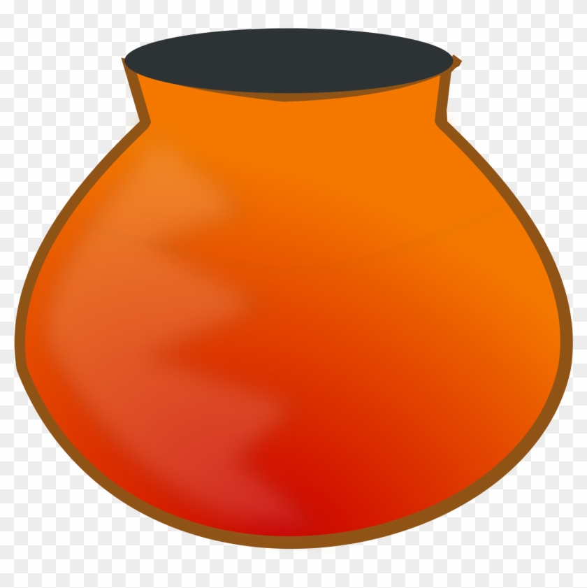 Pot Clipart - Drawing Of Clay Pot #90071