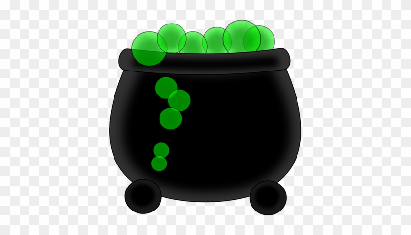 Witch Clipart Bubbling Cauldron - Witch Pot Clip Art #90075