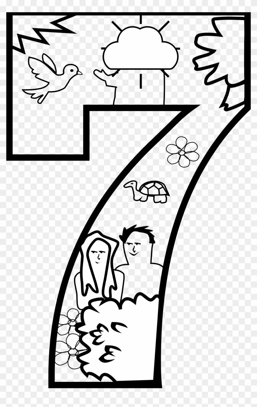 Big Image - Day 7 God Created Coloring Page #90370