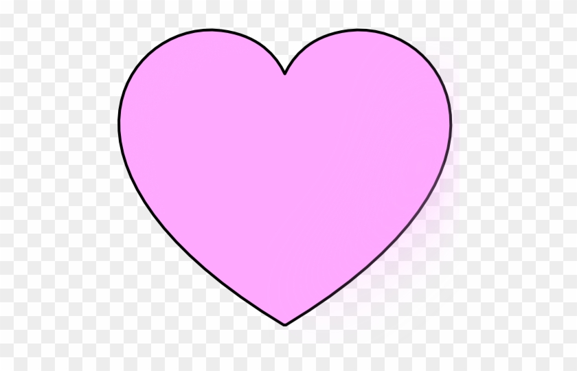 Light Pink Heart Clip Art At Clker - Clip Art #90606