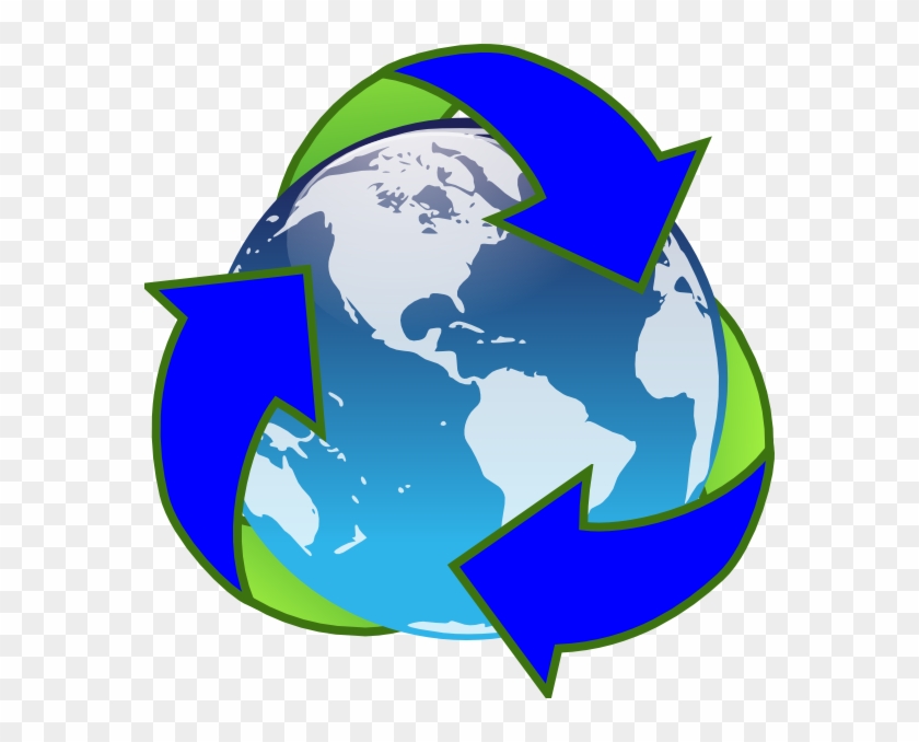 Free Earth Day Clip Art - Earth Reduce Reuse Recycle #90776