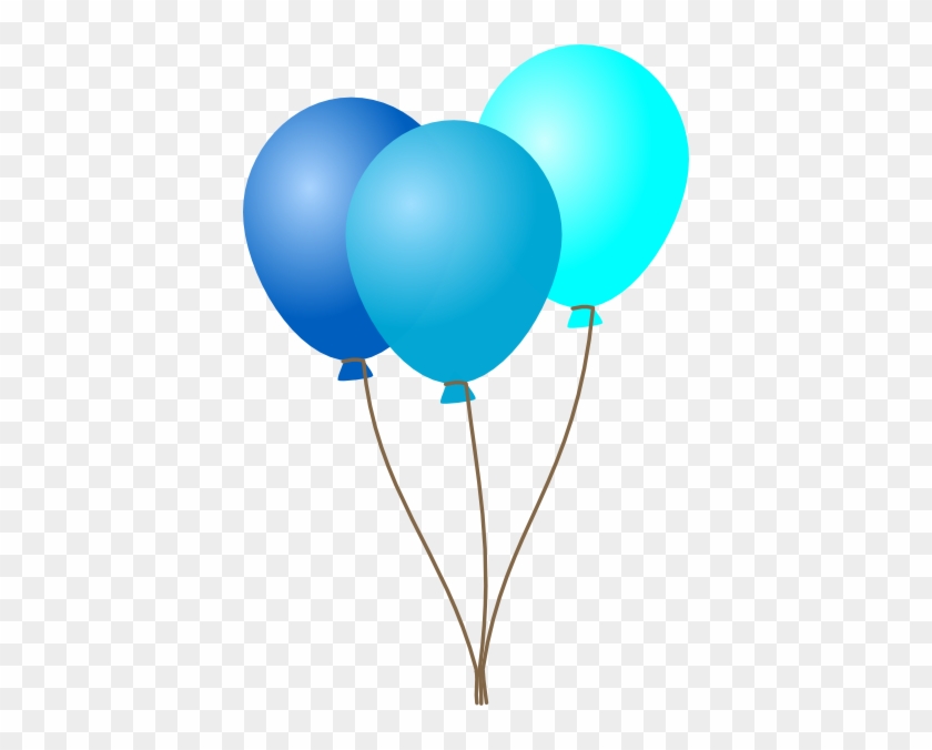 Blue Balloon Clipart - Balloons Clip Art #91085