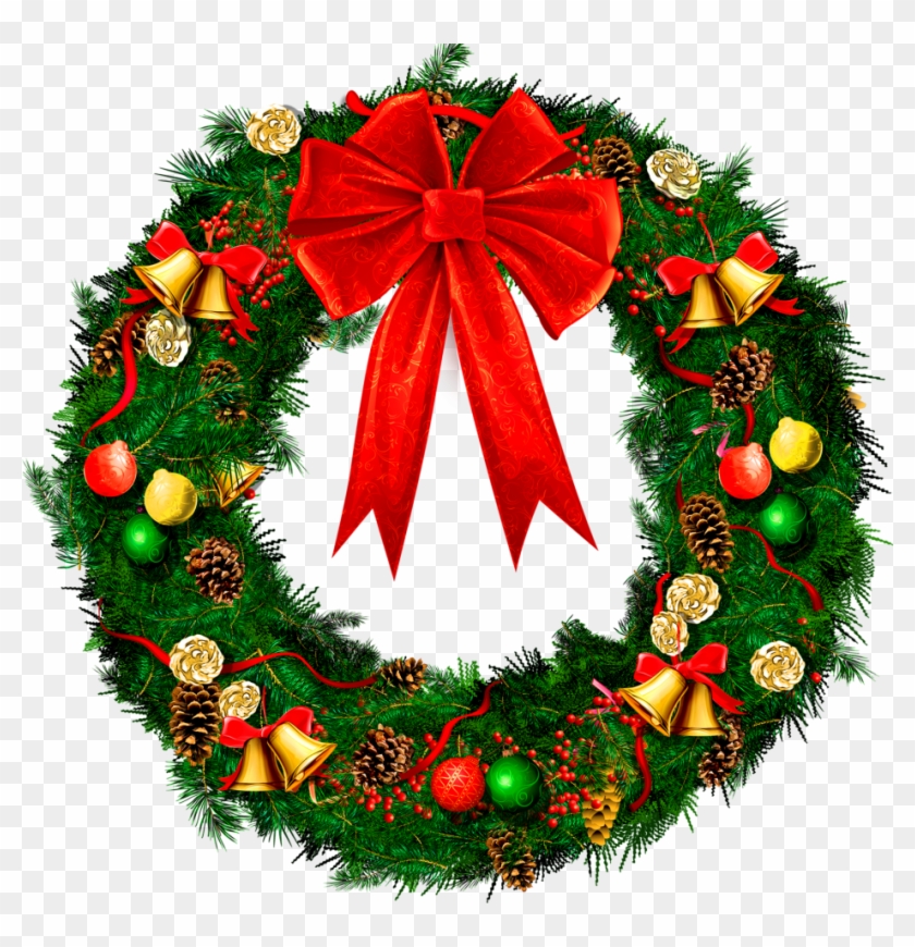 Pictures Of Xmas Wreaths - Christmas Reef Png #91178