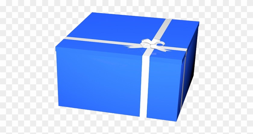 Blue Birthday Gift Box Clipart - Birthday #91218