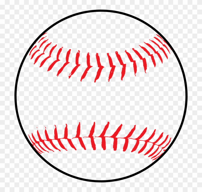 Softball Baseball Ball Leather White Seam - Baseball Clip Art Png #91248