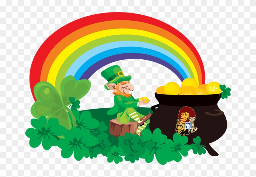 Leprechaun - Rainbow And Pot Of Gold #91421