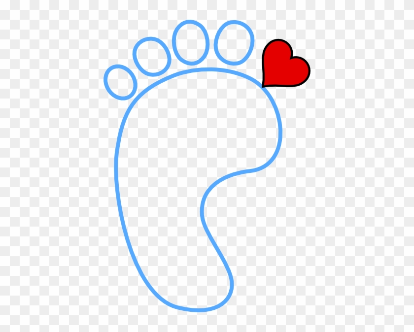 Foot Heart Clip Art - Heart Of The Foot #91538
