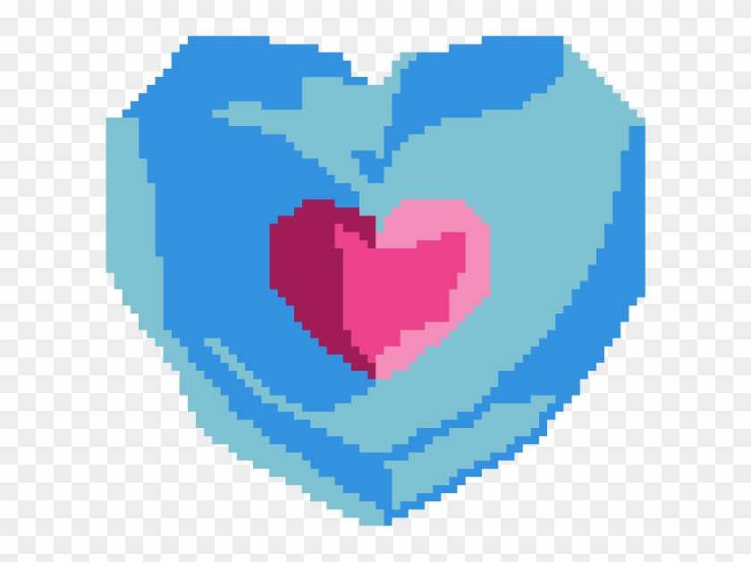 8 Bit Clipart Heart - 8 Bit Heart Piece #91713