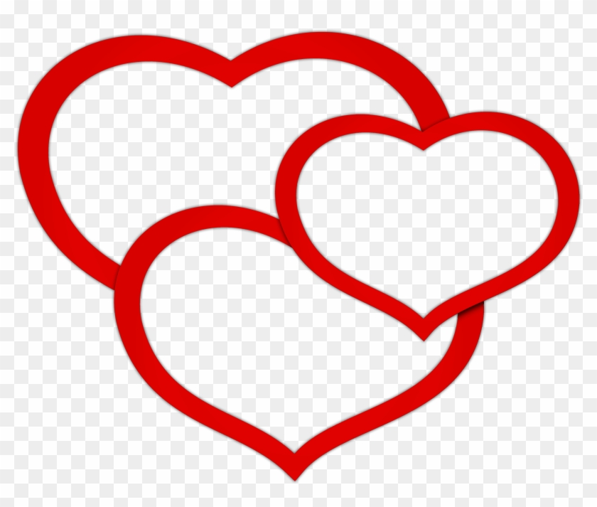 Transparent Red Triple Hearts Png Clipart Picture - Triple Heart Png #91754