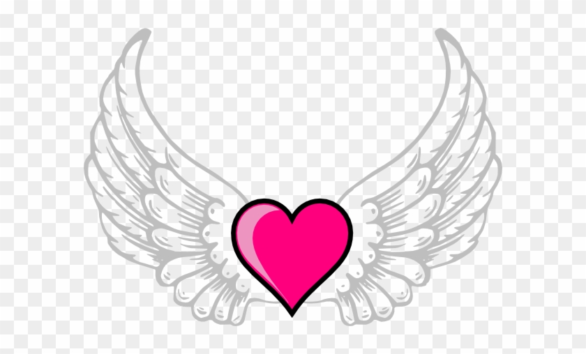 Heart - Heart With Wings Coloring Page #91768