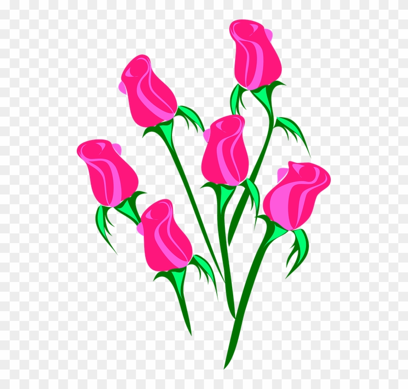 Love Rose Clipart Download - Clip Art Rose Flowers #92013