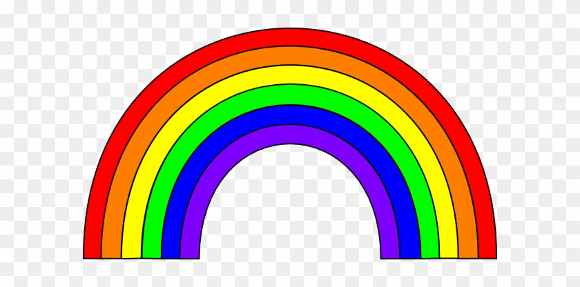 This Free Rainbow Clip Art Is Free Clipart Images - Colors Of The Rainbow #92174