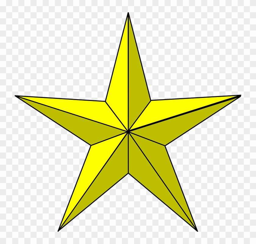 Gold Star Clip Art At Clker Com Vector Clip Art Online - Clip Art #92209