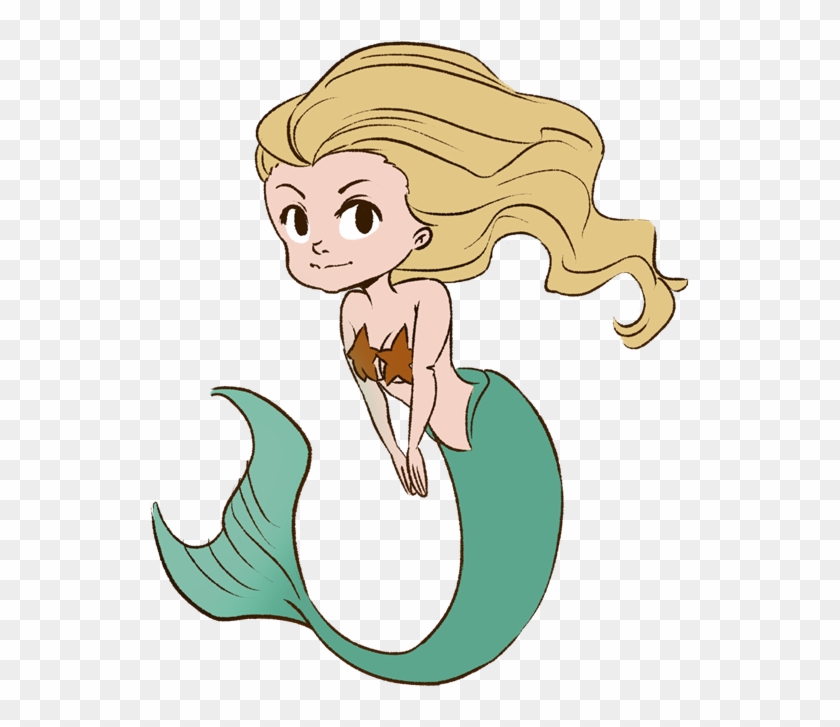 Free To Use Public Domain Fantasy Clip Art - Mermaid Cartoon No Background #92226