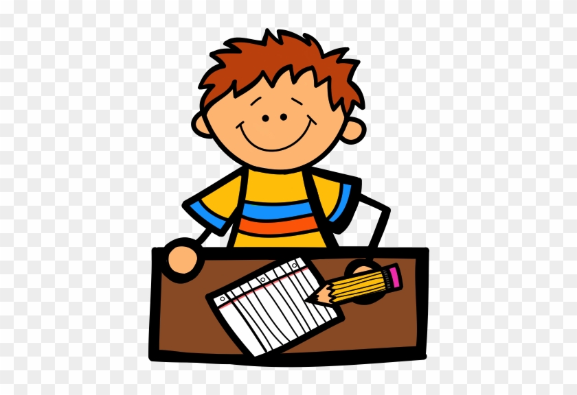 Free Clip Art Children Writing - Clip Art #92234