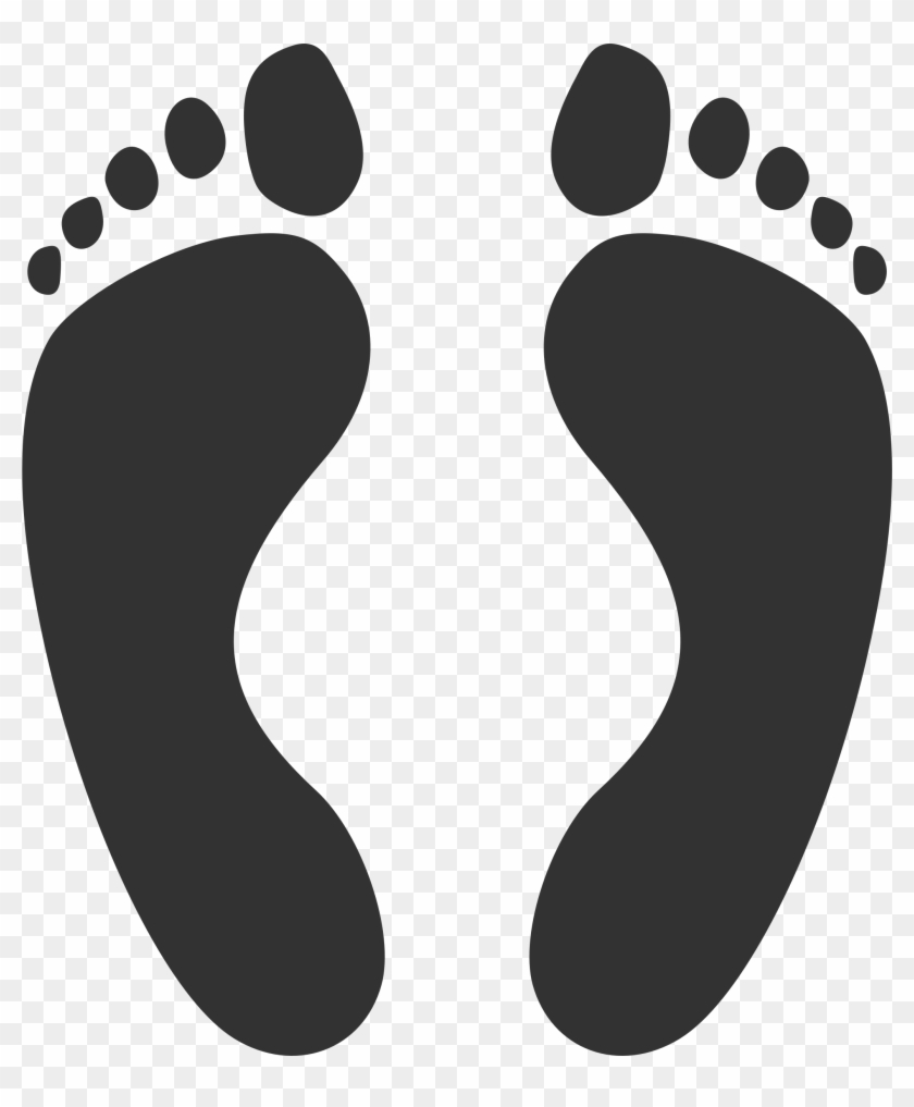 Free Baby Footprint Clipart - Soles Of The Feet Cartoon #92344