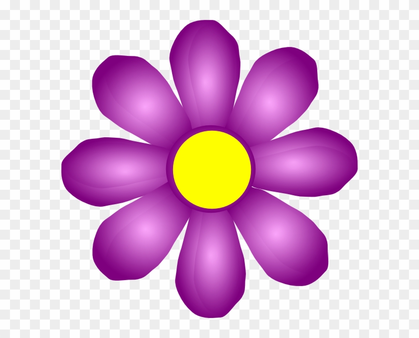 Violet Flowers Clip Art #92444