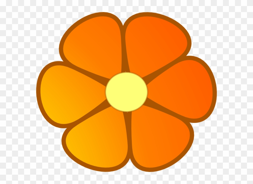 Orange Blossom Clipart - Orange Flowers Clipart Png #92581