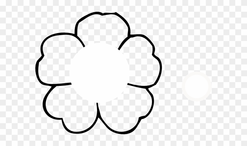 Best Photos Of Flower Outline Shape - Flower Clip Art Free #92583