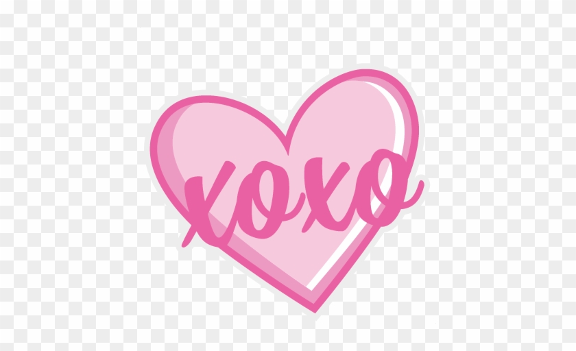 Xoxo Heart Svg Scrapbook Cut File Cute Clipart Files - Xoxo Clipart #92688