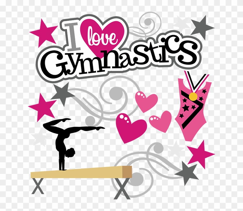 Gymnastics Clipart Glitter - Love Gymnastics #92749