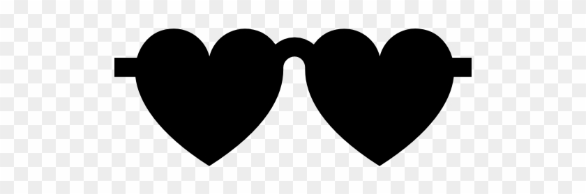 Size - Heart Shape Sunglasses Clipart #92831