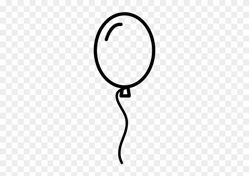 Outline, Outlined, Shapes, Balloons, Balloon, Symbology - Outline Picture Of Balloon #92901