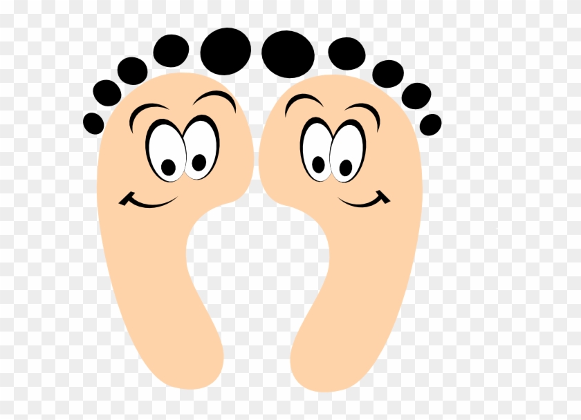 Happy Feet Clipart Purple Happy Feet Clip Art At Clker - Cartoon Funny Feet #93087