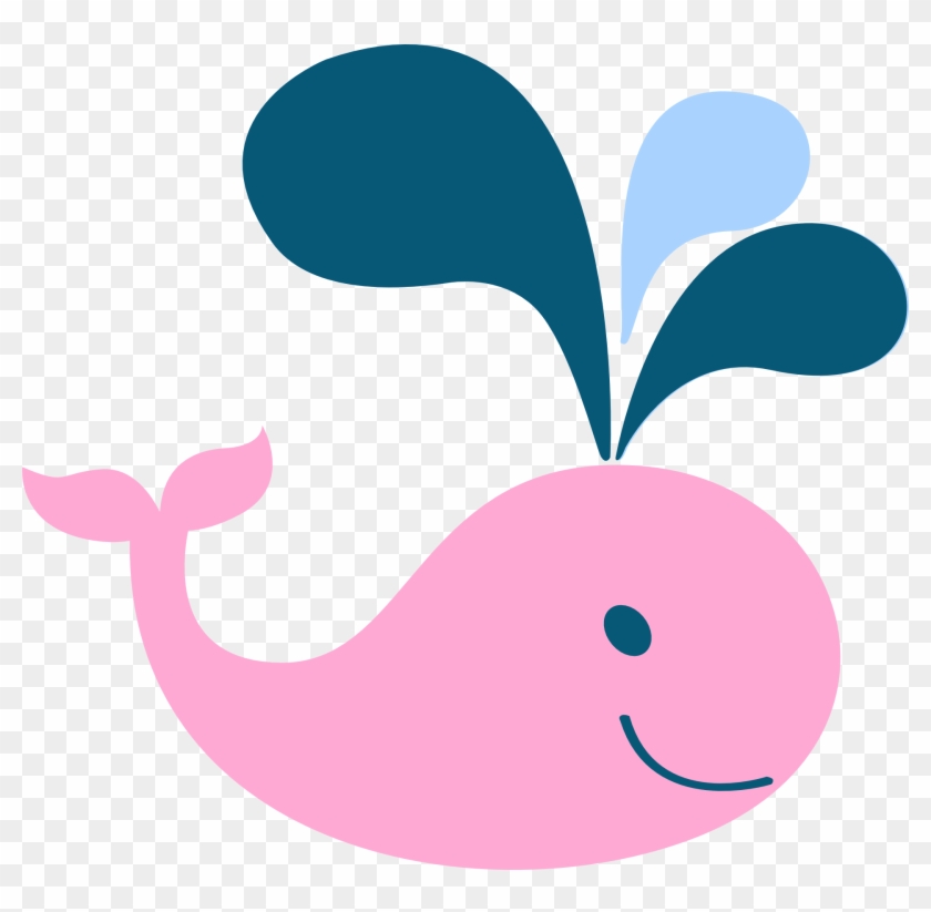 Pink - Baby - Whale - Clipart - Pink Whale #93104
